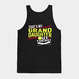 My Granddaughter - Baseball and Softball Grandpa & Grandma Tank Top